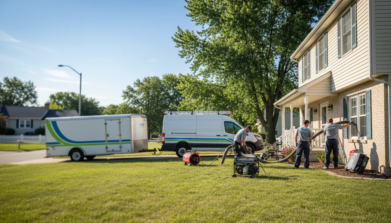 Flooded Basement Restoration And Cleanup With Repair in Grelton, OH near me